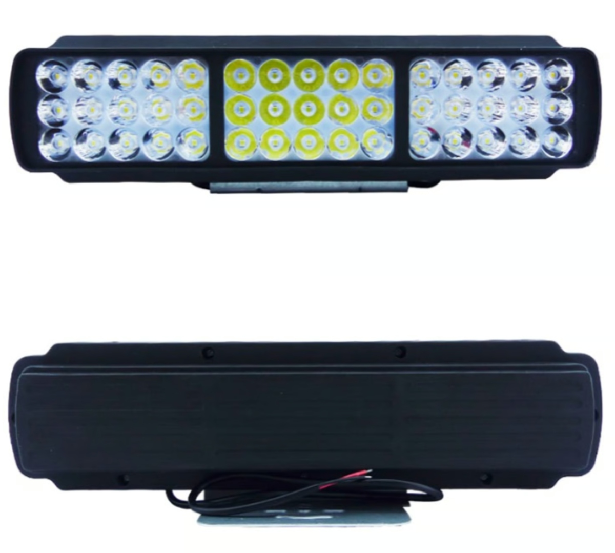 NEBLINERO LED 45 LED AUTO-MOTO BARRA 3 PLACAS 45W - 3