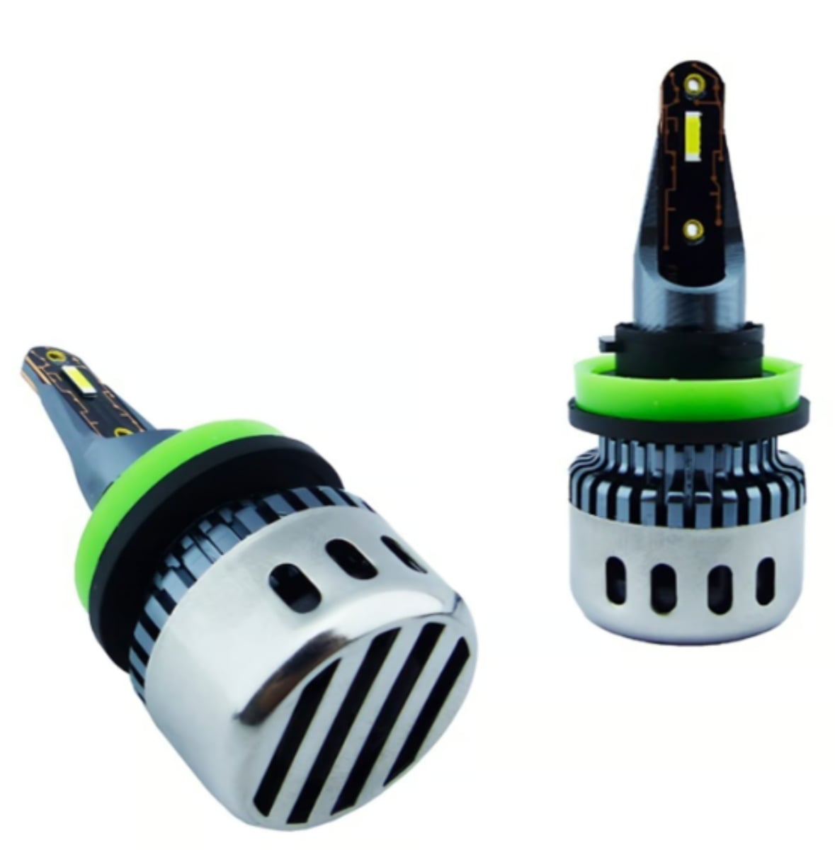 KIT AMPOLLETA LED H-11 F10 LED LUZ BLANCA CON VENTILADOR - 2