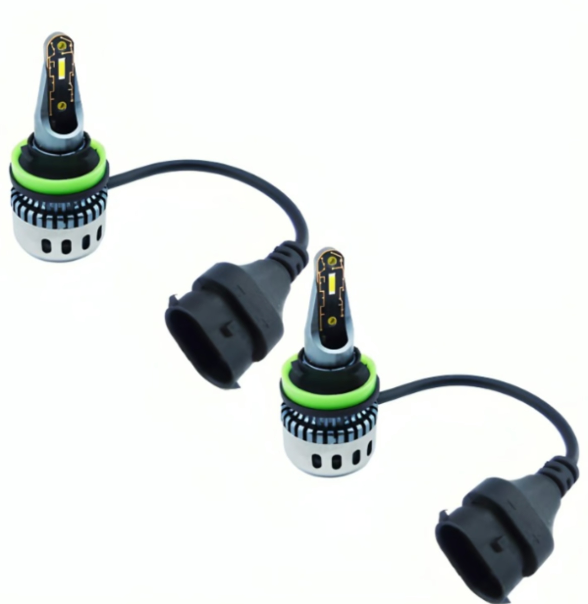 KIT AMPOLLETA LED H-11 F10 LED LUZ BLANCA CON VENTILADOR - 3