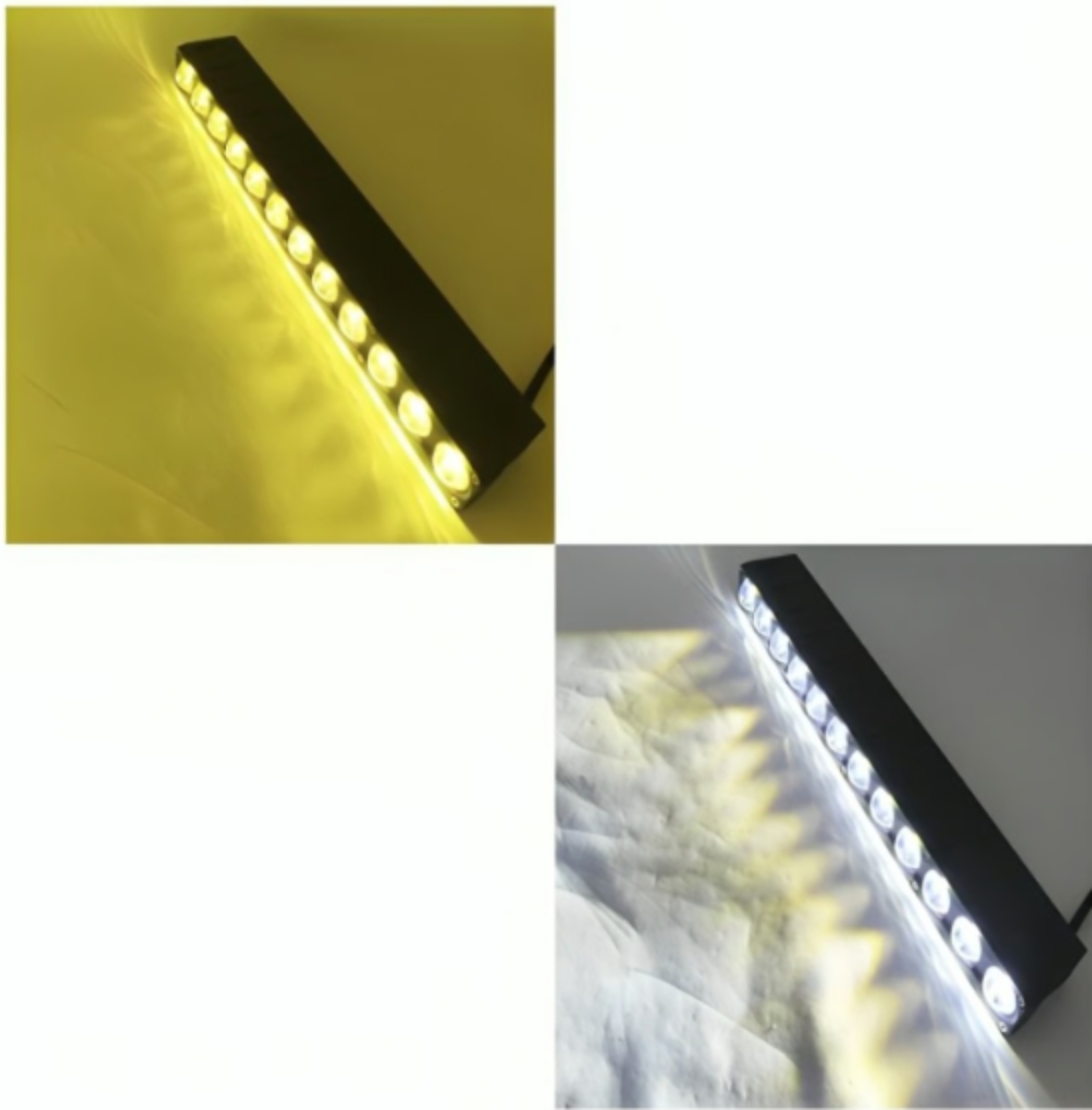 NEBLINERO LED 12 LED BARRA PROFESIONAL DÚO COLOR BLANCO-AMBAR - 4