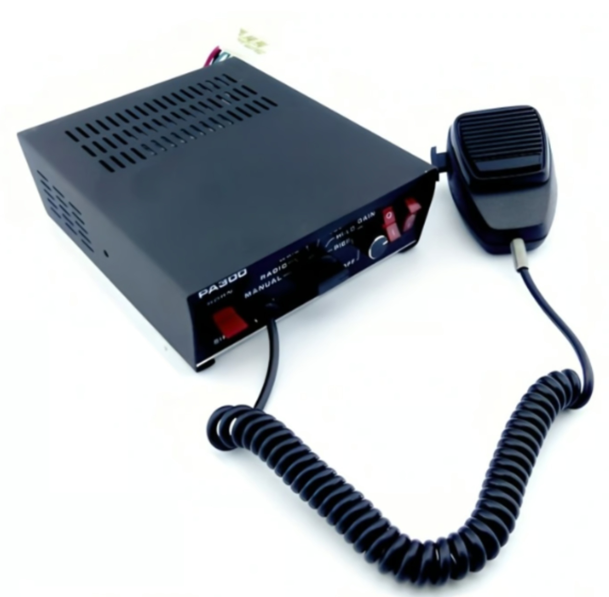 AMPLIFICADOR PARA SIRENA CON MICRÓFONO 12 VOLTIOS - 2