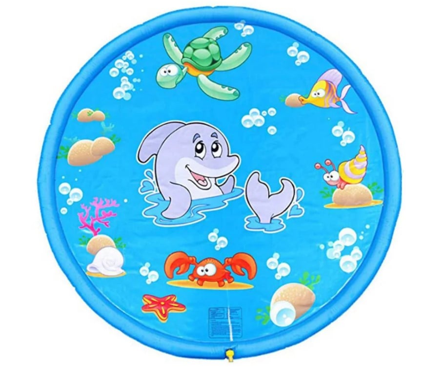 PISCINA ALFOMBRA LANZA AGUA INFANTIL 100 CM - 3