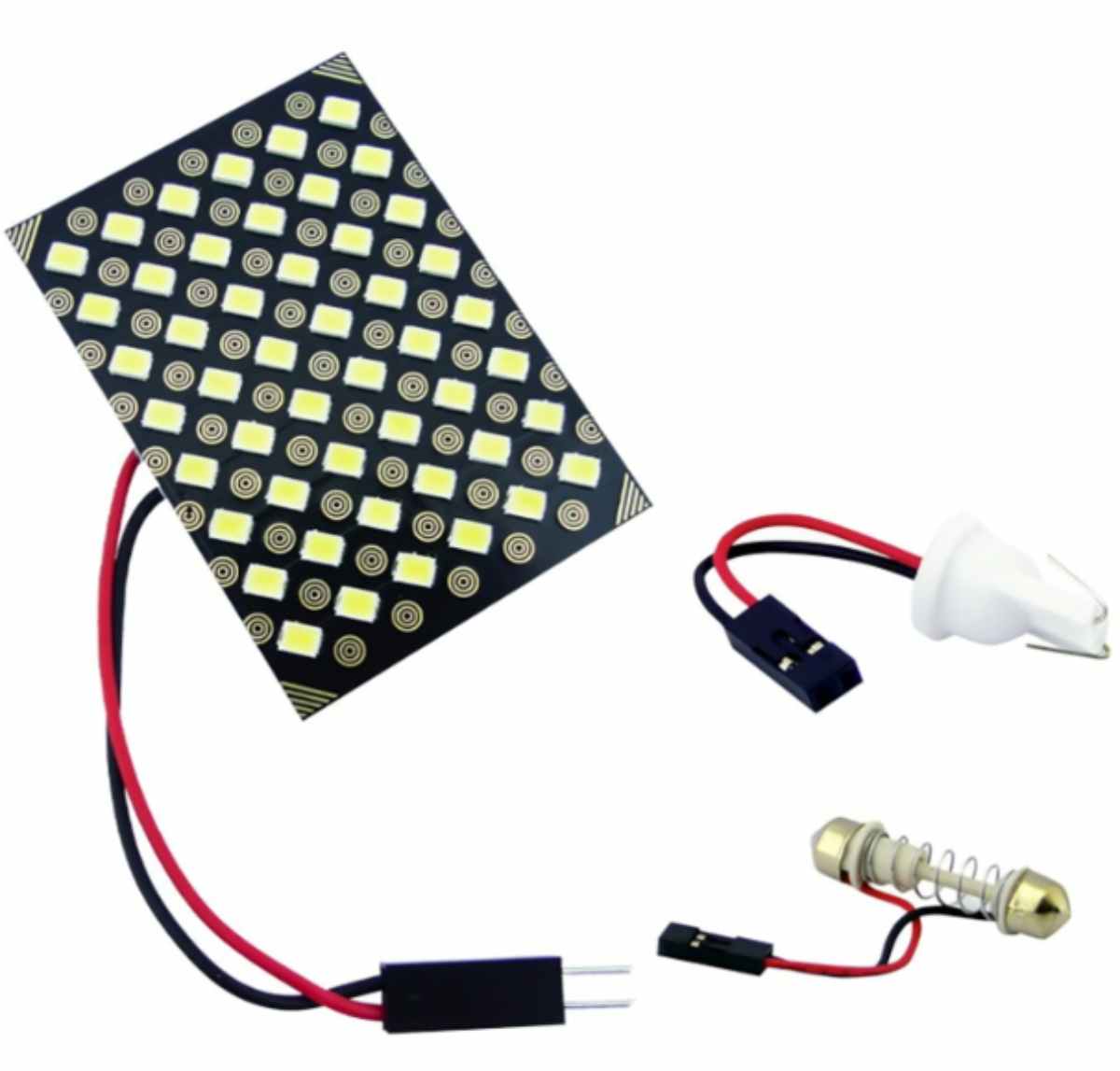 SET X 2 LED X 48 TIPO FUSIBLE NEW LUZ BLANCA 12 VOLT - 2