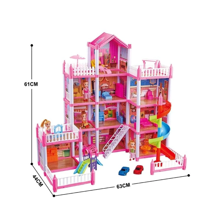 CASA DE MUÑECAS MUÑECAS Y ACCESORIOS 256 PIEZAS - 1