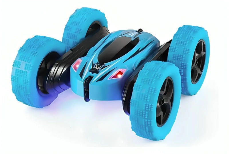 AUTO CONTROL REMOTO ACROBATICO CON GIRO 360 GRADOS AZUL - 2