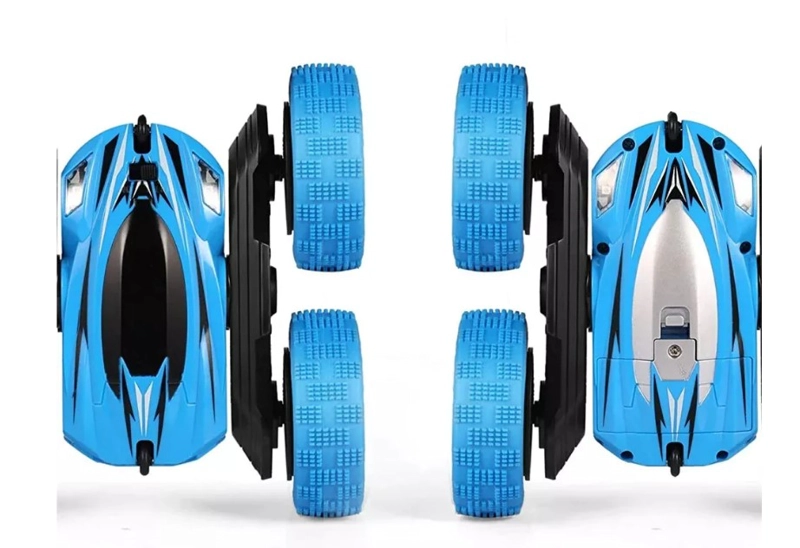 AUTO CONTROL REMOTO ACROBATICO CON GIRO 360 GRADOS AZUL - 3