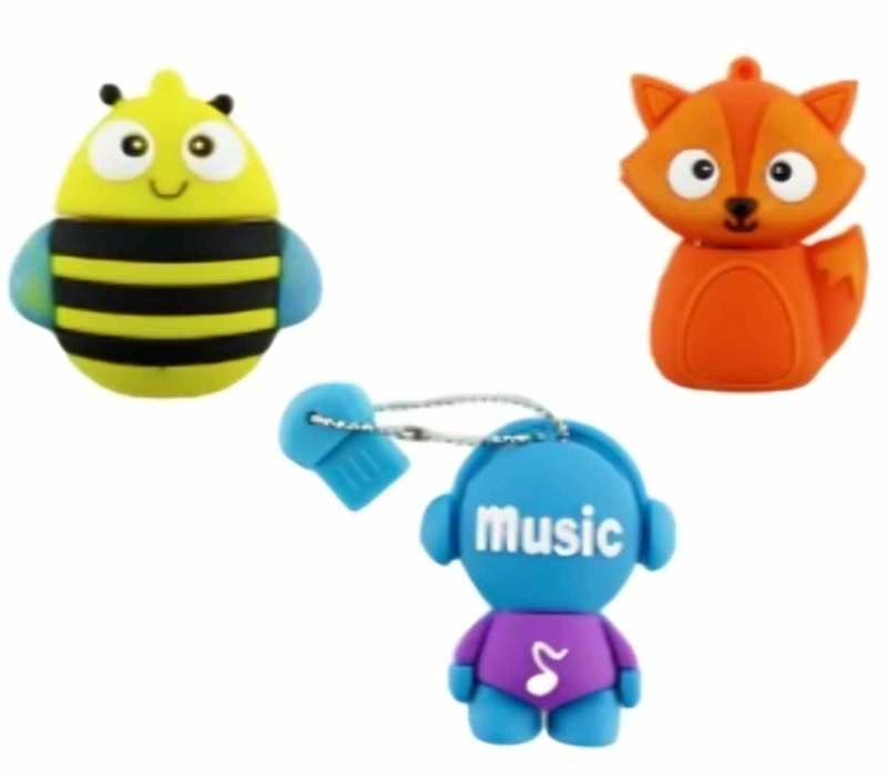 PENDRIVE 8 GB VARIEDAD EN DISEÑOS DINOSAUR DRIVER USB 2.0 - 3