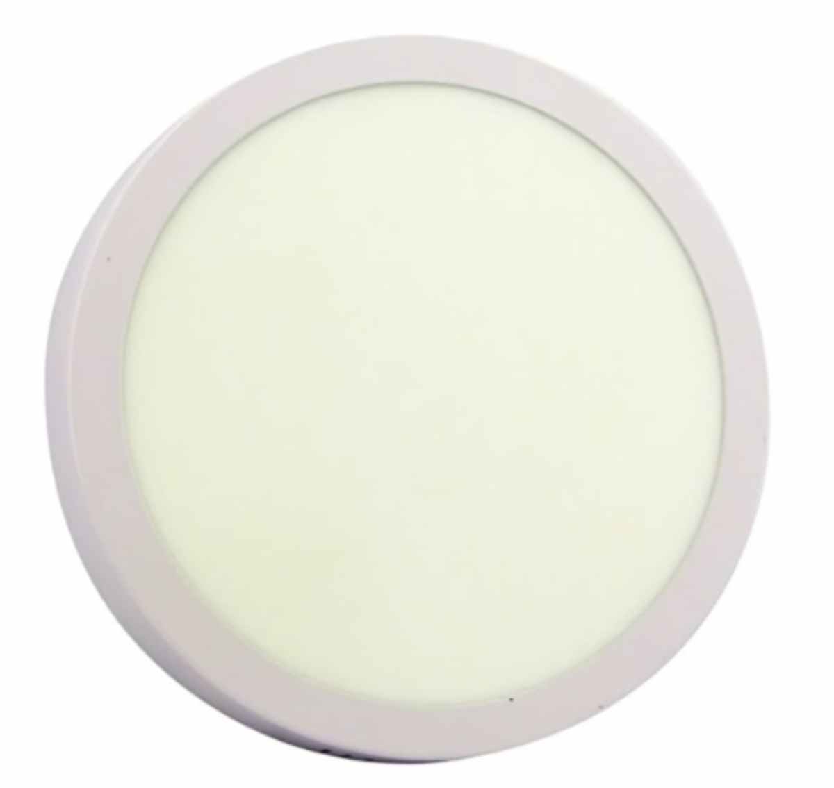 FOCO LED PANEL 18 WATT SOBREPUESTO REDONDO LUZ FRIA - 2