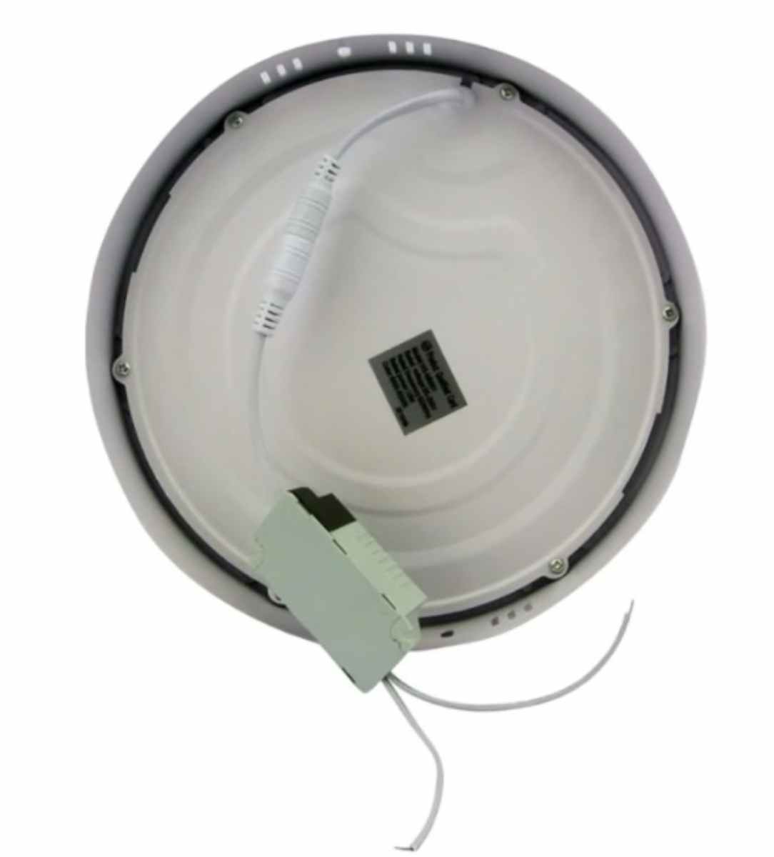 FOCO LED PANEL 18 WATT SOBREPUESTO REDONDO LUZ FRIA - 3