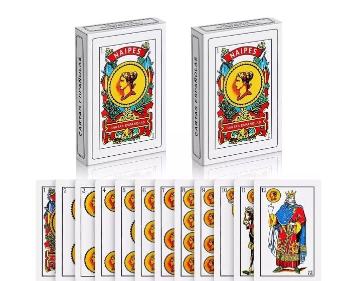 SET CARTAS ESPAÑOLAS X 12 - 2