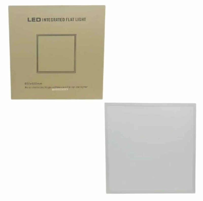 PANEL CUADRADO OEM 60 X 60 CM EMBUTIDO LUZ LED BLANCA 40 W PARA CIELO AMERICANO - 4