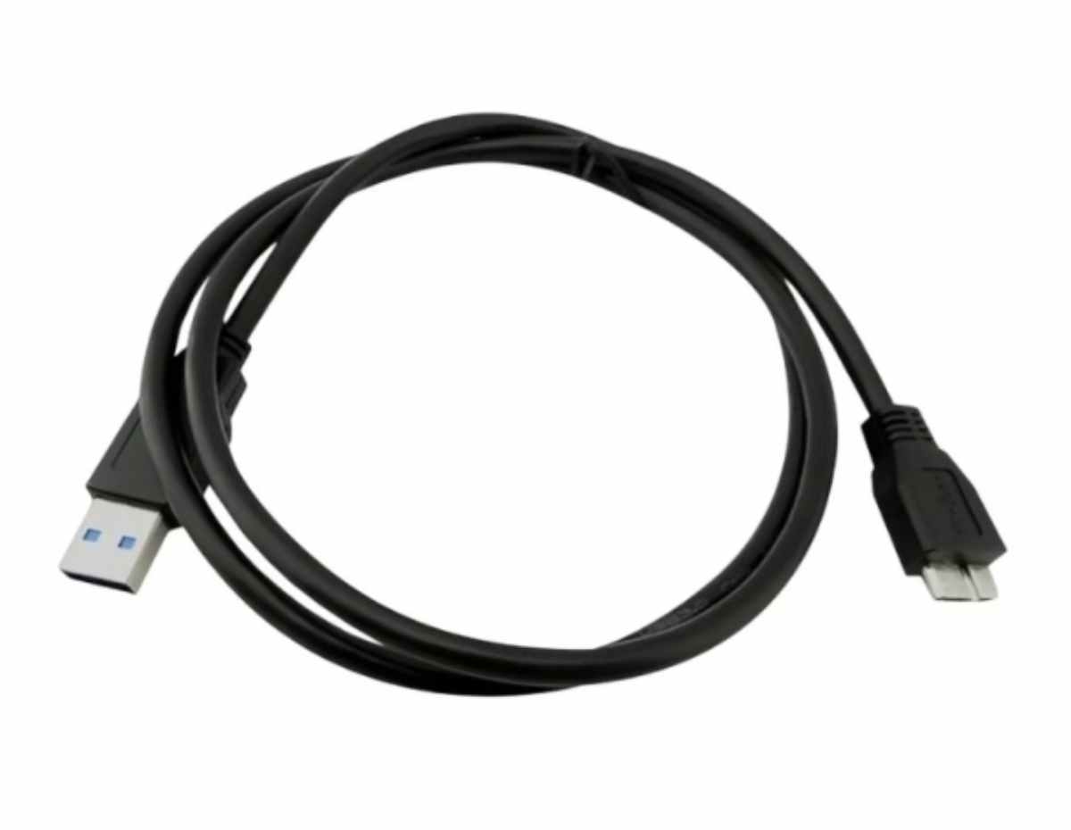 CABLE USB 3.0 PARA DISCO DURO 1 METRO NEGRO - 2