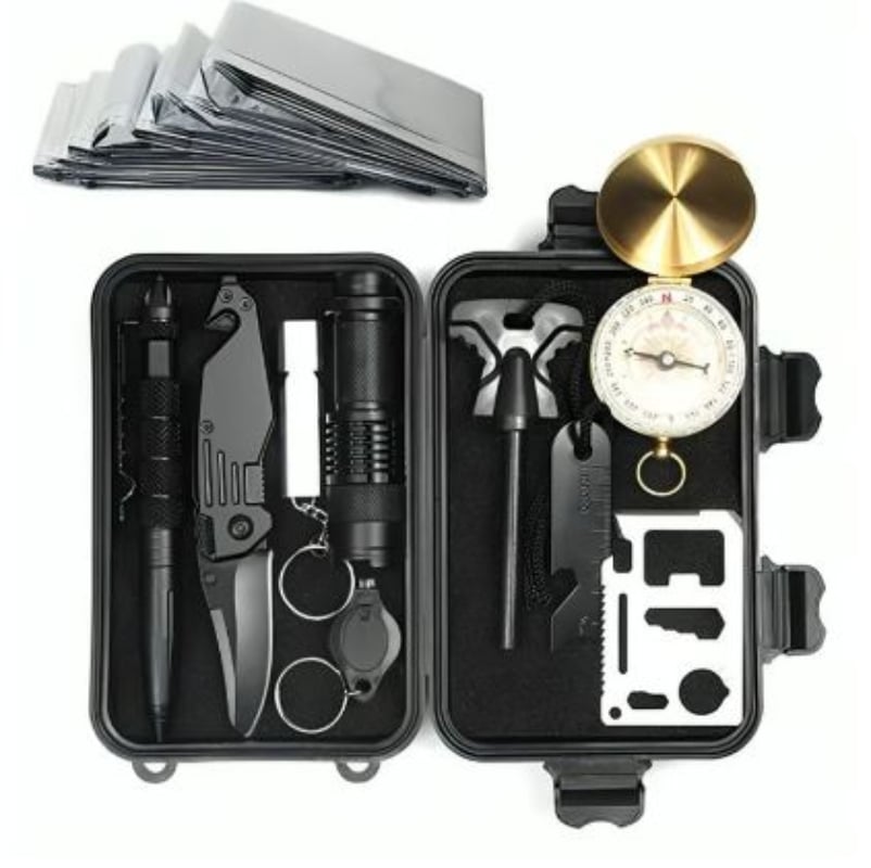 KIT HERRAMIENTAS DE SUPERVIVENCIA OEM CAMPING - 1