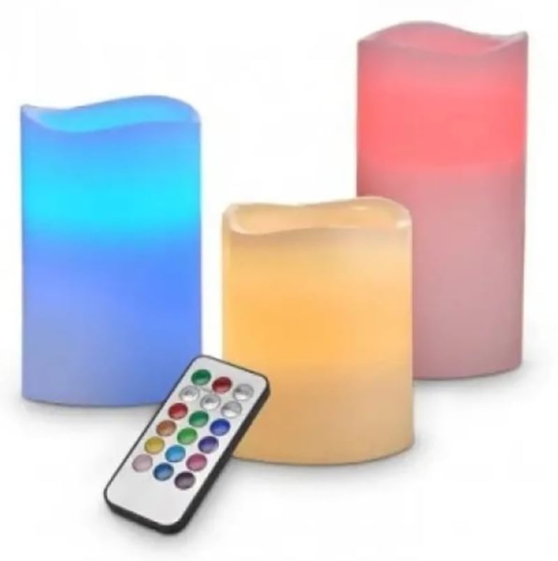 VELAS LED CON CONTROL REMOTO - 1