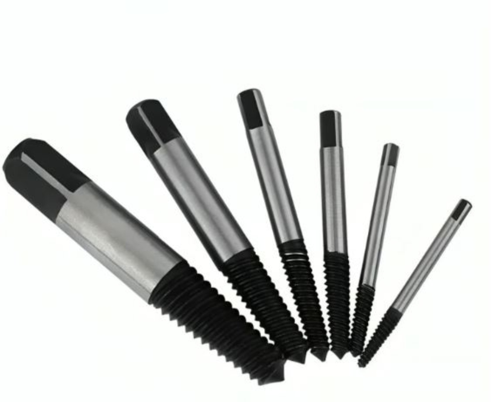 JUEGO SET BROCAS EXTRACTOR DE TORNILLOS COLAS CHANCHO 6PCS - 2