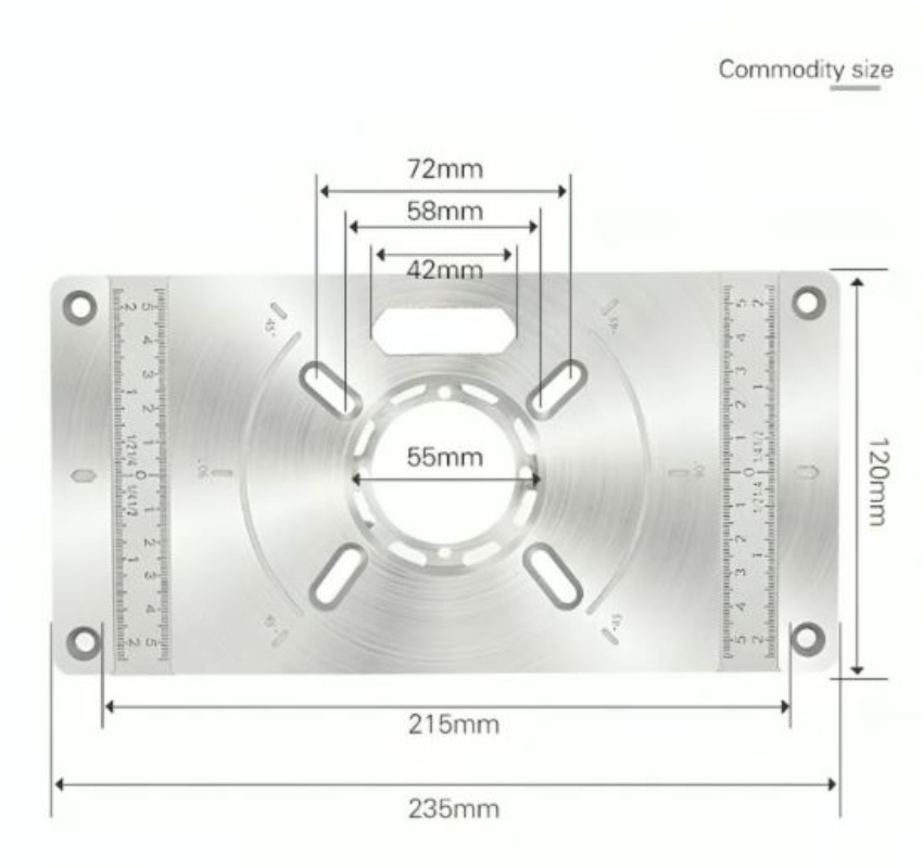 PLACA CARPINTERÍA MESA ROUTER MULTIFUNCIONAL - 3