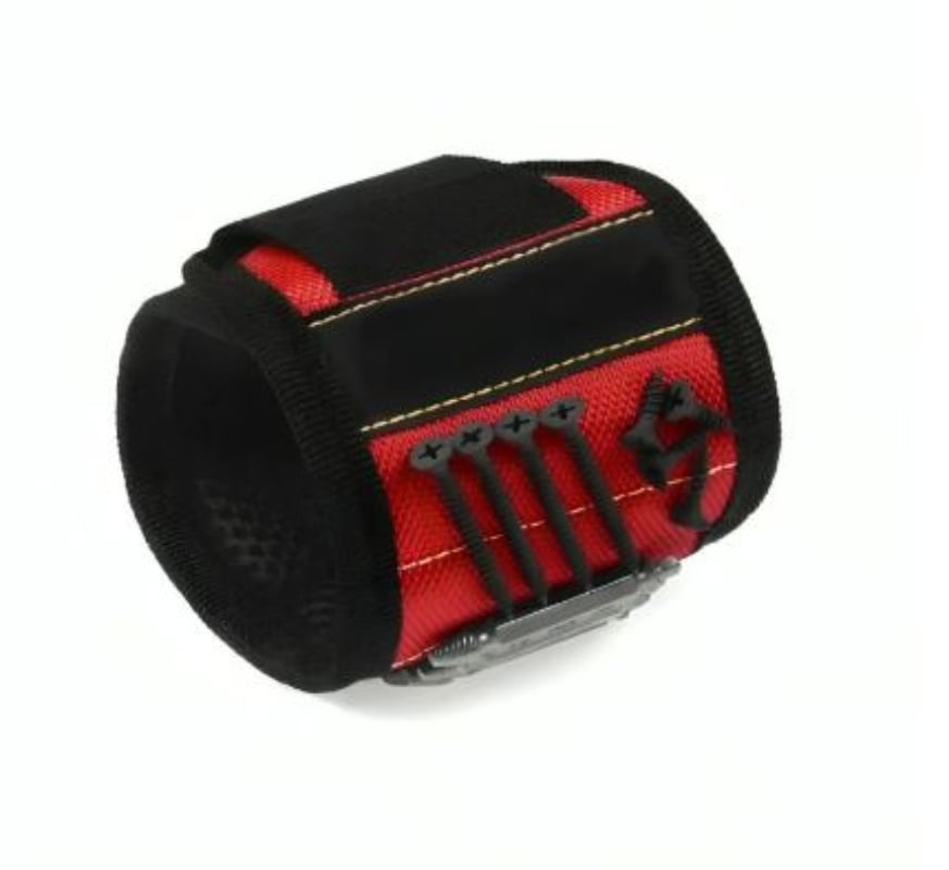 PULSERA MUÑEQUERA MAGNÉTICA SUJETA HERRAMIENTAS TORNILLOS - 2