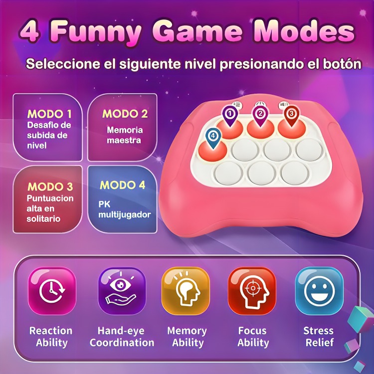 JUEGO POP IT ELECTRÓNICO SENSORIALES - 2