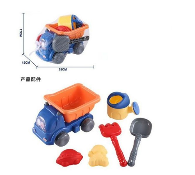 JUGUETE DE PLAYA CAMION INFANTIL CON ACCESORIOS - A623 COLORES - 3