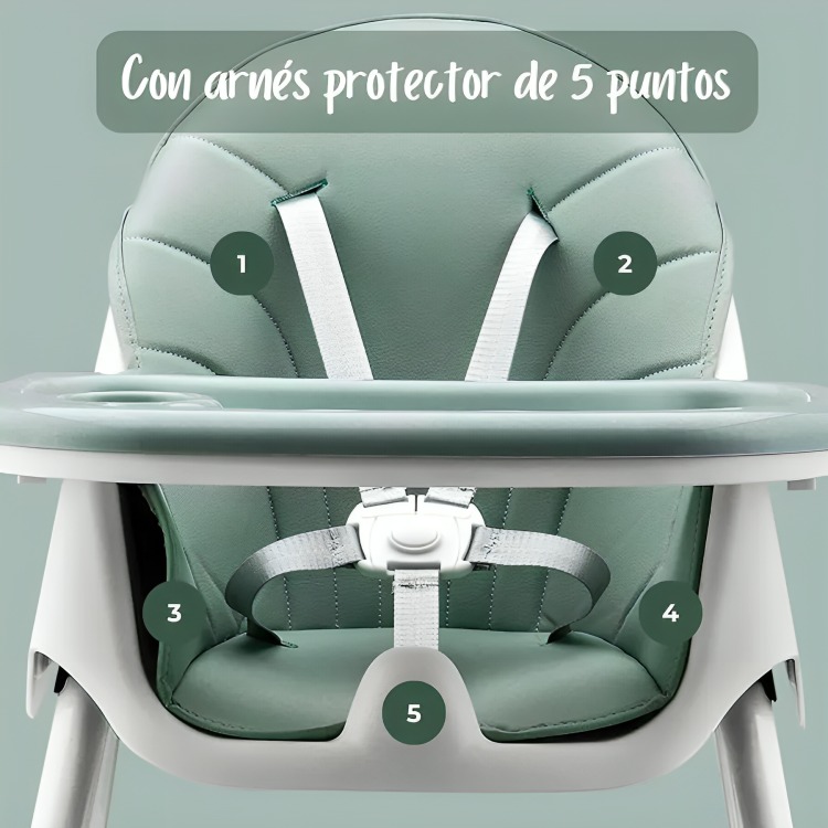 SILLA DE COMER INFANTIL 2 EN 1 PLEGABLE - 4