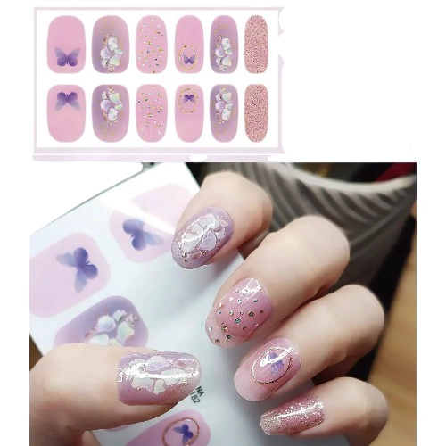STICKERS PEGATINAS 3D PARA UÑAS NO NECESITA LÁMPARA-MANICURA - 1