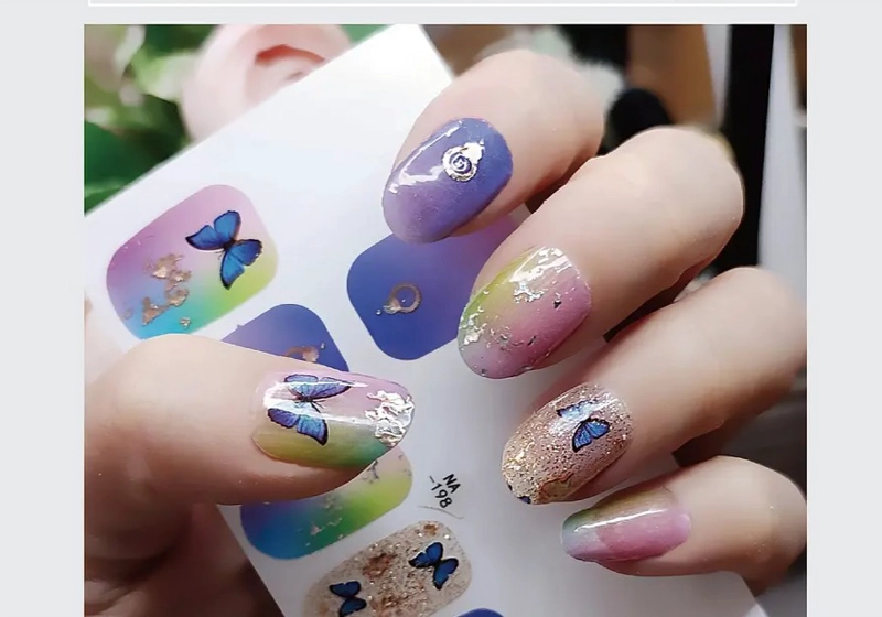 STICKERS PEGATINAS 3D PARA UÑAS NO NECESITA LÁMPARA-MANICURA - 5