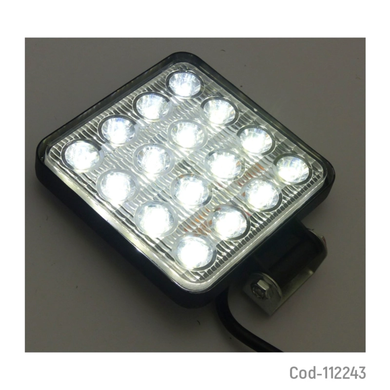 NEBLINERO LED 16 LED CUADRADO 48W SLIM 12/24 VOLT - 2