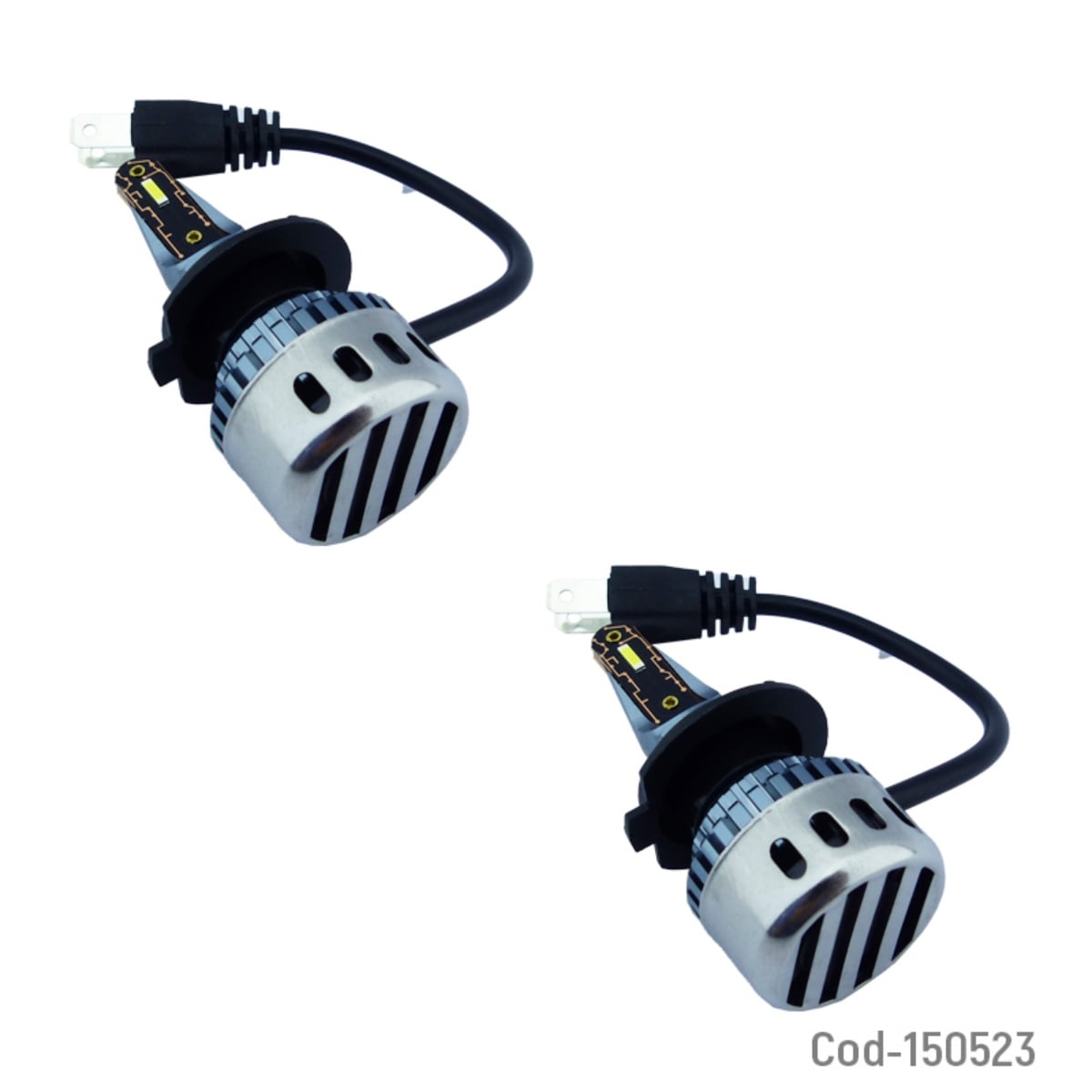 AMPOLLETA H-7 MOD.F10 LUZ BLANCA 12-24 VOLT SET X 2 PCS - 2