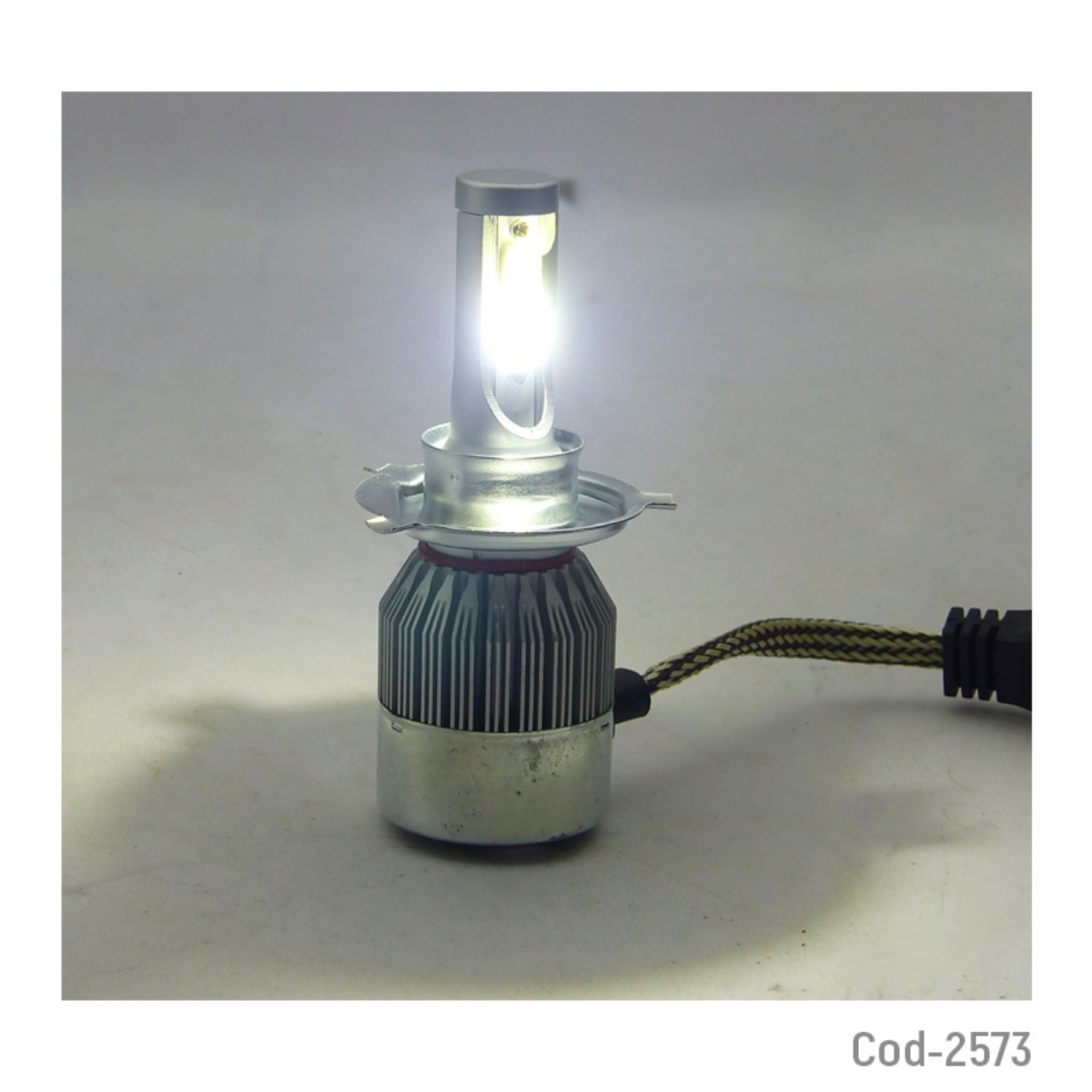 AMPOLLETA KIT LED H-4 MOD.C6 36W 3.800LM CON VENTILADOR - 2