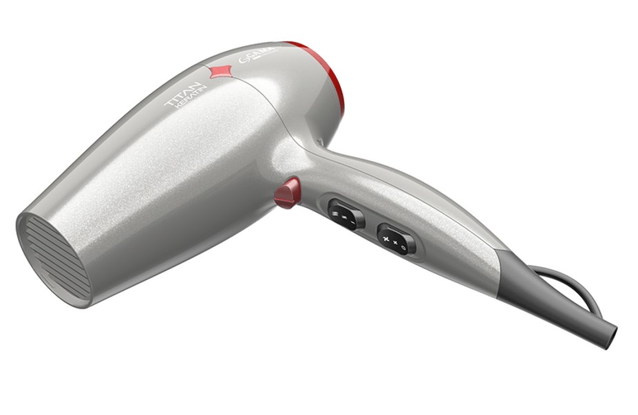 SECADOR DE PELO TITAN KERATIN GRIS GAMA - 6