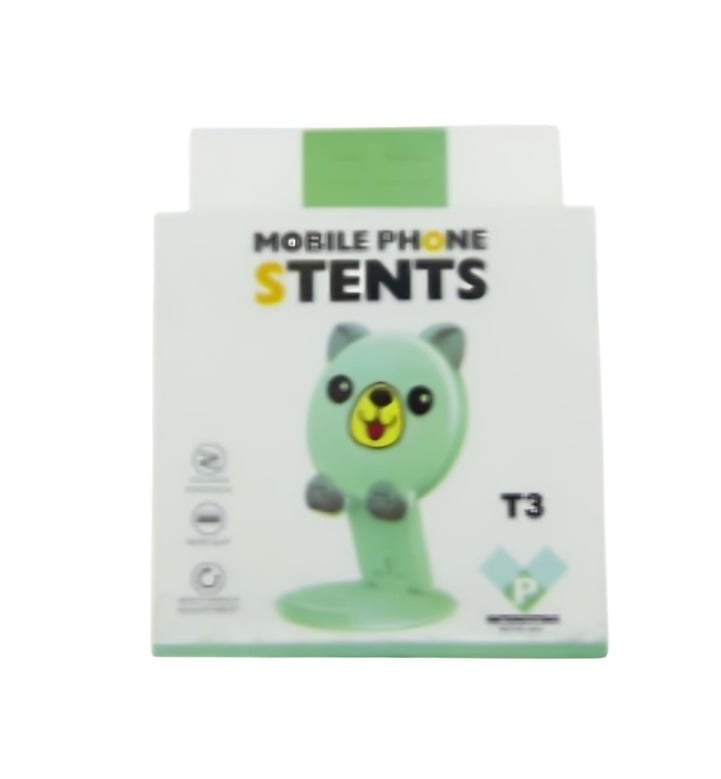 PORTA SMARTPHONE FIGURAS ANIMALES OSO PARA SOBREMESA PARA NIÑOS - 1