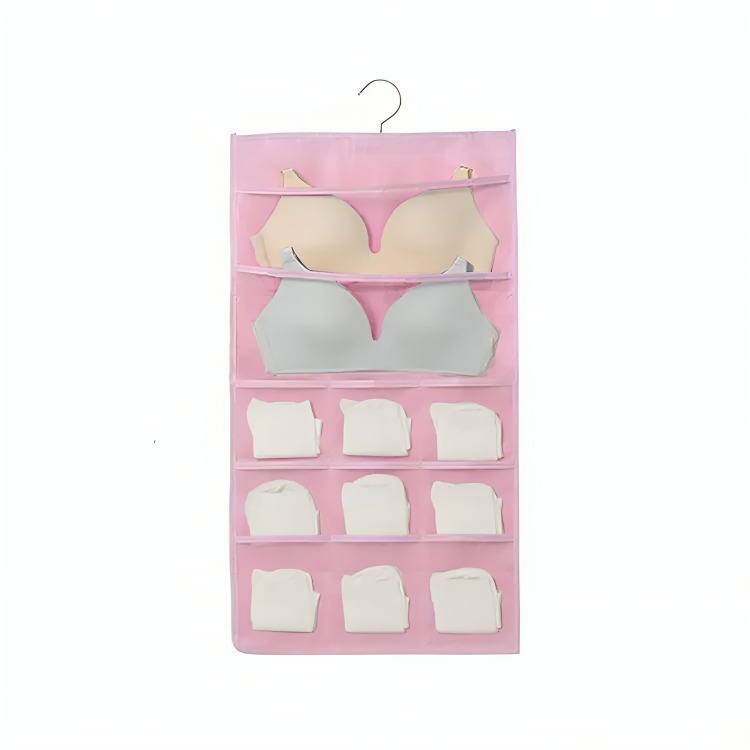 ORGANIZADOR COLGANTE SOSTENES CALCETAS ROSA - 1