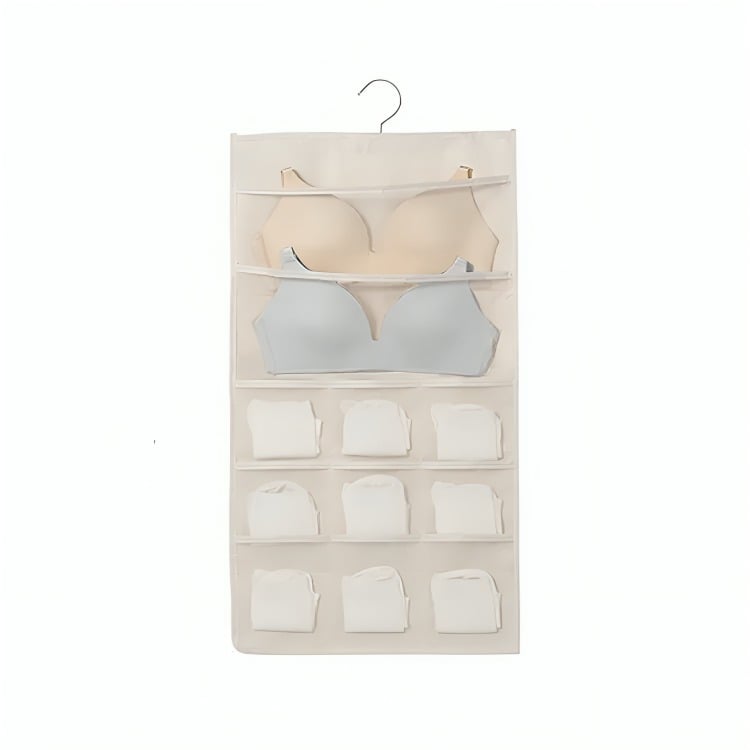 ORGANIZADOR COLGANTE SOSTENES CALCETAS BLANCO - 1