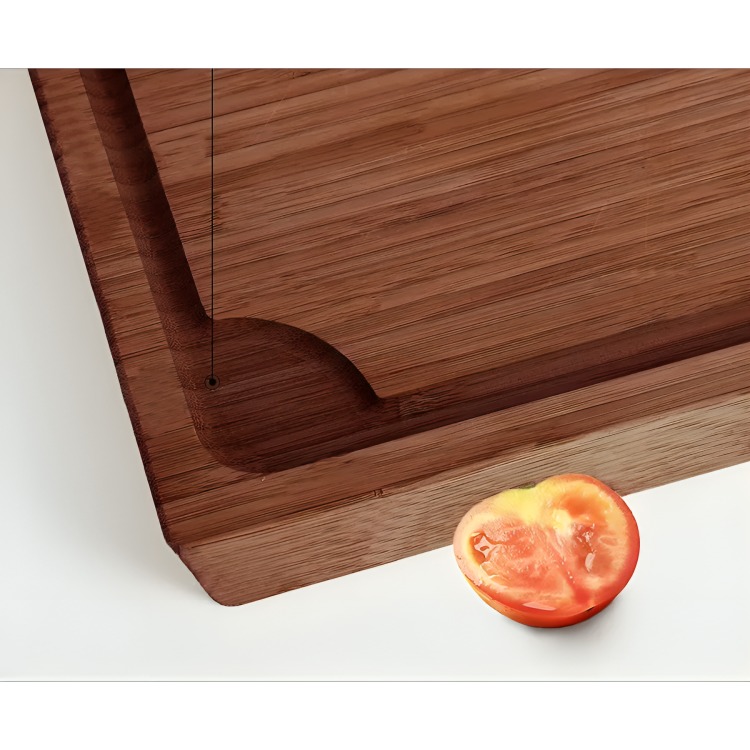 TABLA PICAR Y CORTAR CARNE VERDURAS DE MADERA 38 CM - 2