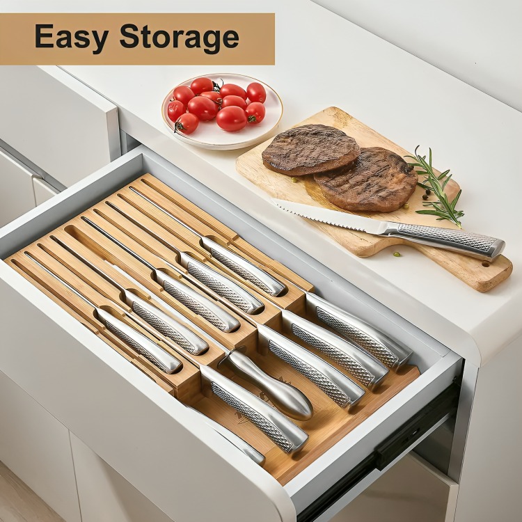 SET CUCHILLOS DE COCINA ACERO INOXIDABLE 14PCS - 3