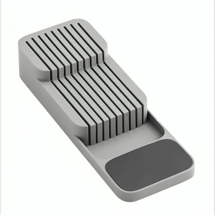 SOPORTE ORGANIZADOR DE CUCHILLOS PARA CAJÓN DE COCINA - 1