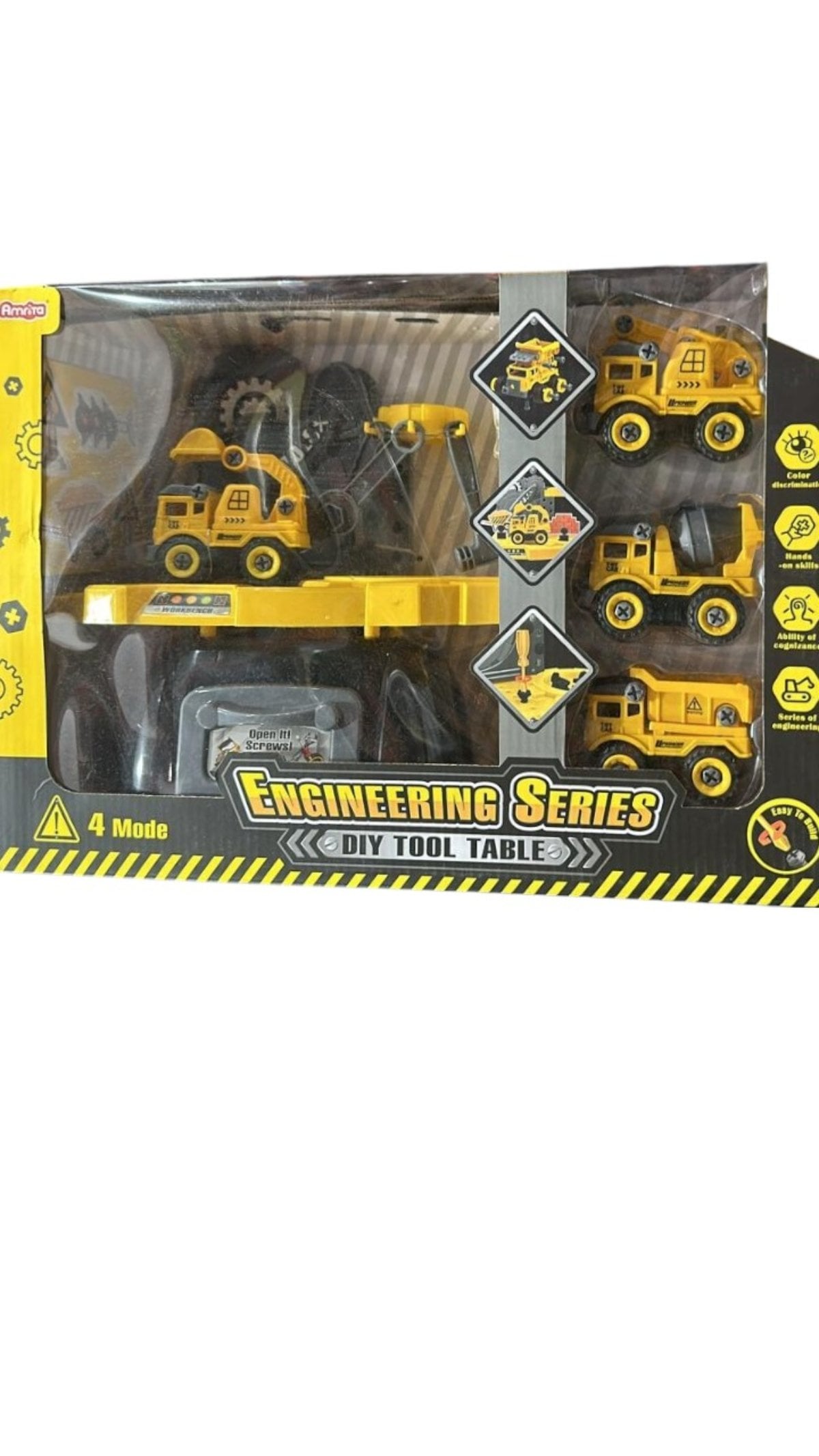 PACK SET CONSTRUCCION, AUTOS, CAMIONES ENGINEERING SERIES - 1