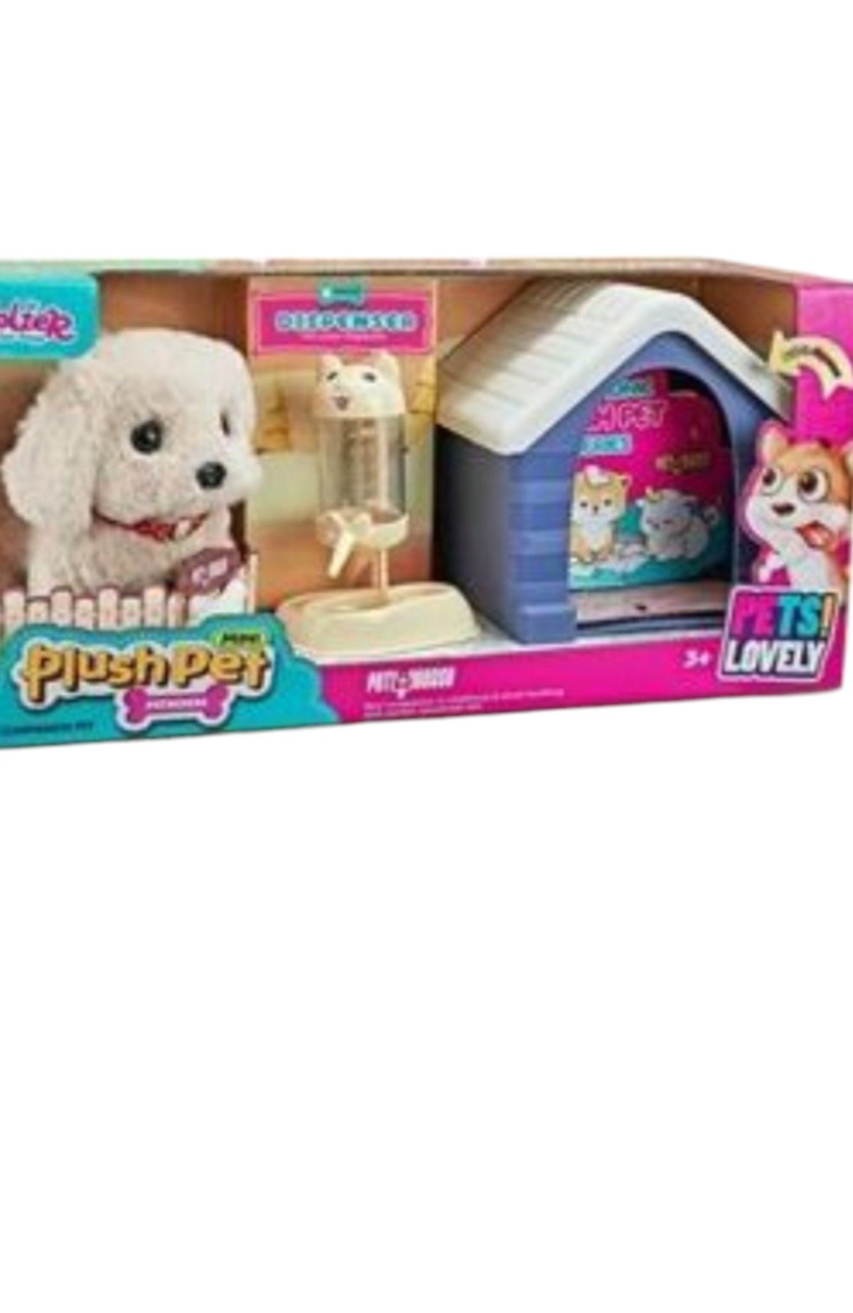 SET DE COLECCIONISTA MINI PLUSH PET CASITA Y BEBEDERO - 2