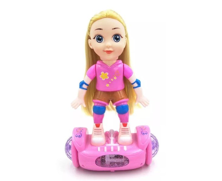 MUÑECA EN AERO PATINETA DE EQUILIBRIO JUGUETE PARA NIÑAS - 1
