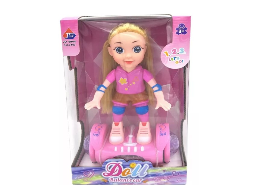 MUÑECA EN AERO PATINETA DE EQUILIBRIO JUGUETE PARA NIÑAS - 3