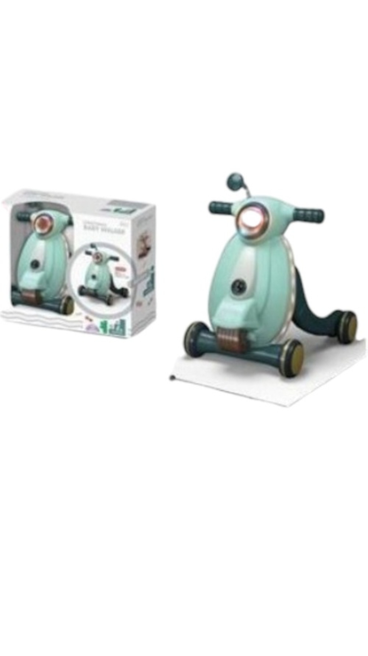 ANDADOR CAMINADOR PARA BEBE MUSICAL CAMINADOR JUGUETES INTERACTIVOS VERDE - 1