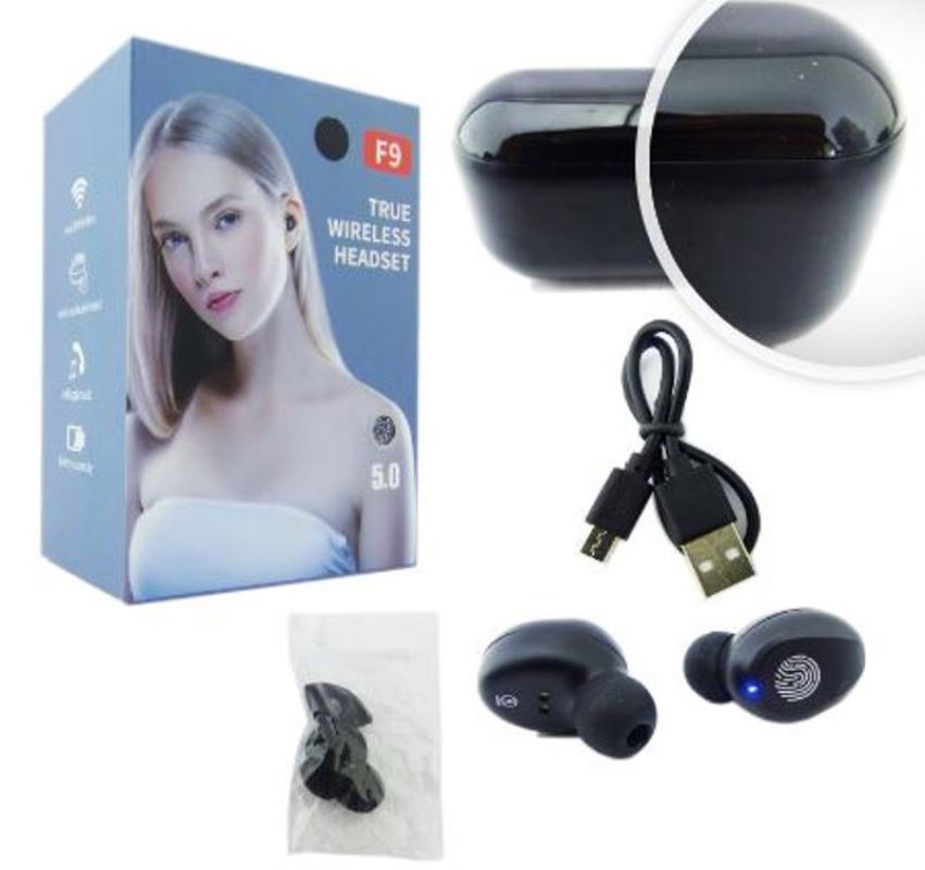 AUDIFONOS BLUETOOTH, CARGADOR MAGNETICO E INDICADOR DE CARGA DIGITAL. - 1