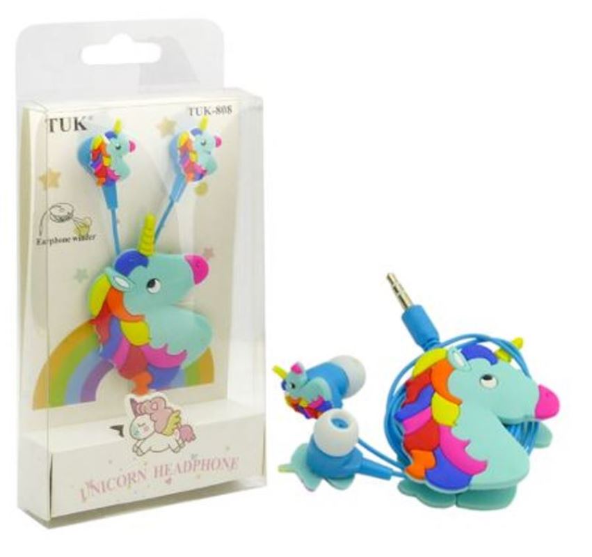AUDIFONOS PARA NIÑOS CON CABLE, TUK K-088, 4 DISEÑOS. CON ENROLLADOR. - 3