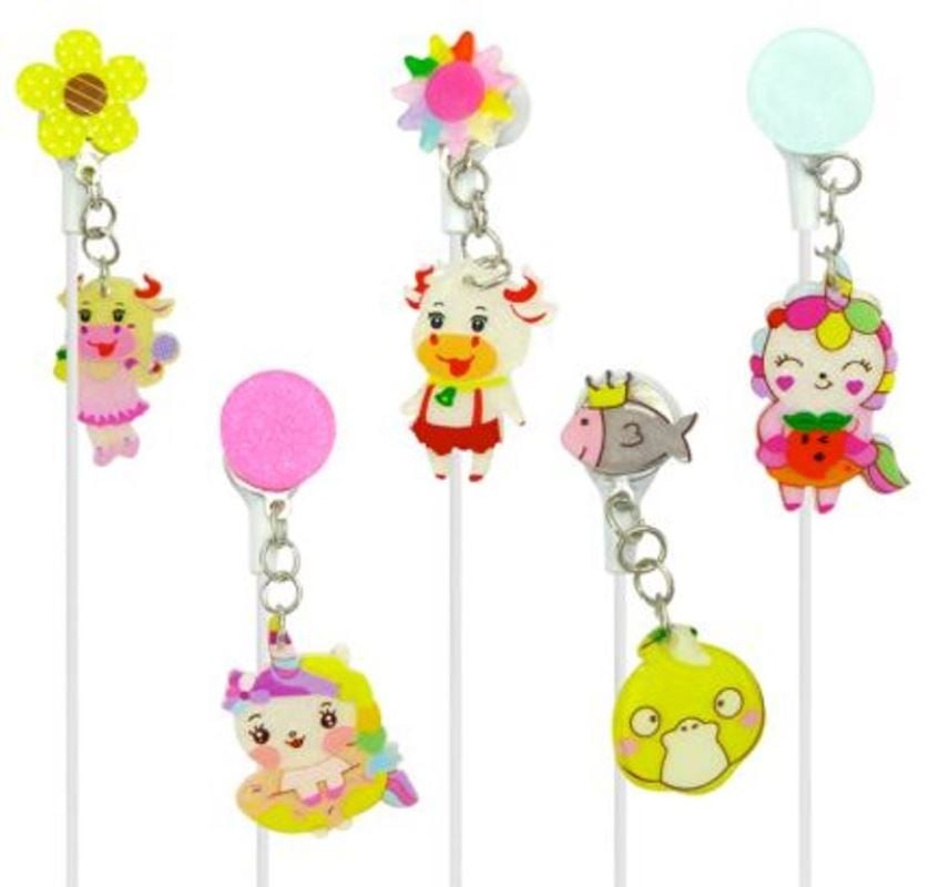 AUDIFONOS PARA NIÑAS CON CABLE, ARETES, TUK K-999, 9 DISEÑOS - 2