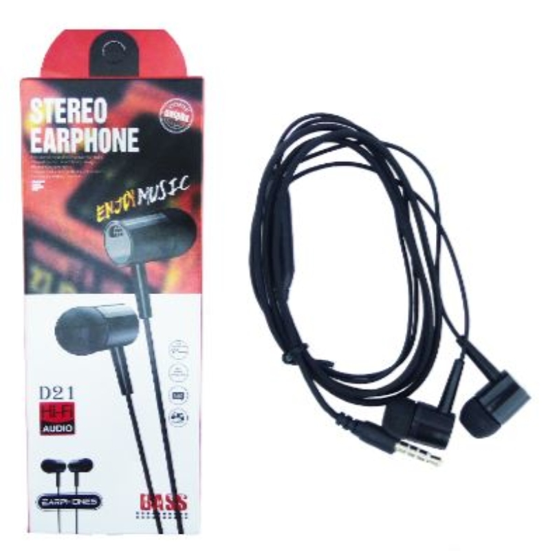AUDIFONO IN EAR CON MICROFONO, SEF-009-L31. COLORES. EN CAJA. - 1