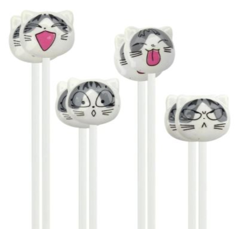 AUDIFONOS PARA NIÑO CON CABLE, DISEÑO GATOS, TUK T-88. EN CAJA. - 2