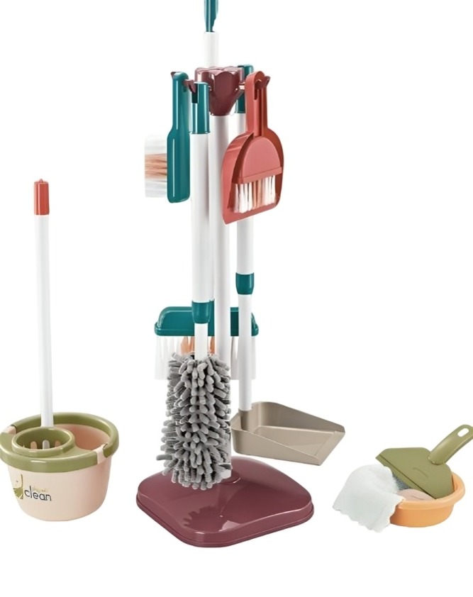 JUEGO DE LIMPIEZA SIMPLE PARA NIÑOS KIT DE LIMPIEZA - 2