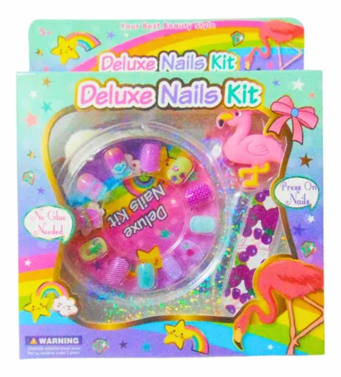 JUGUETE DELUXE NAILS KIT CHICO 18X15CM - 1