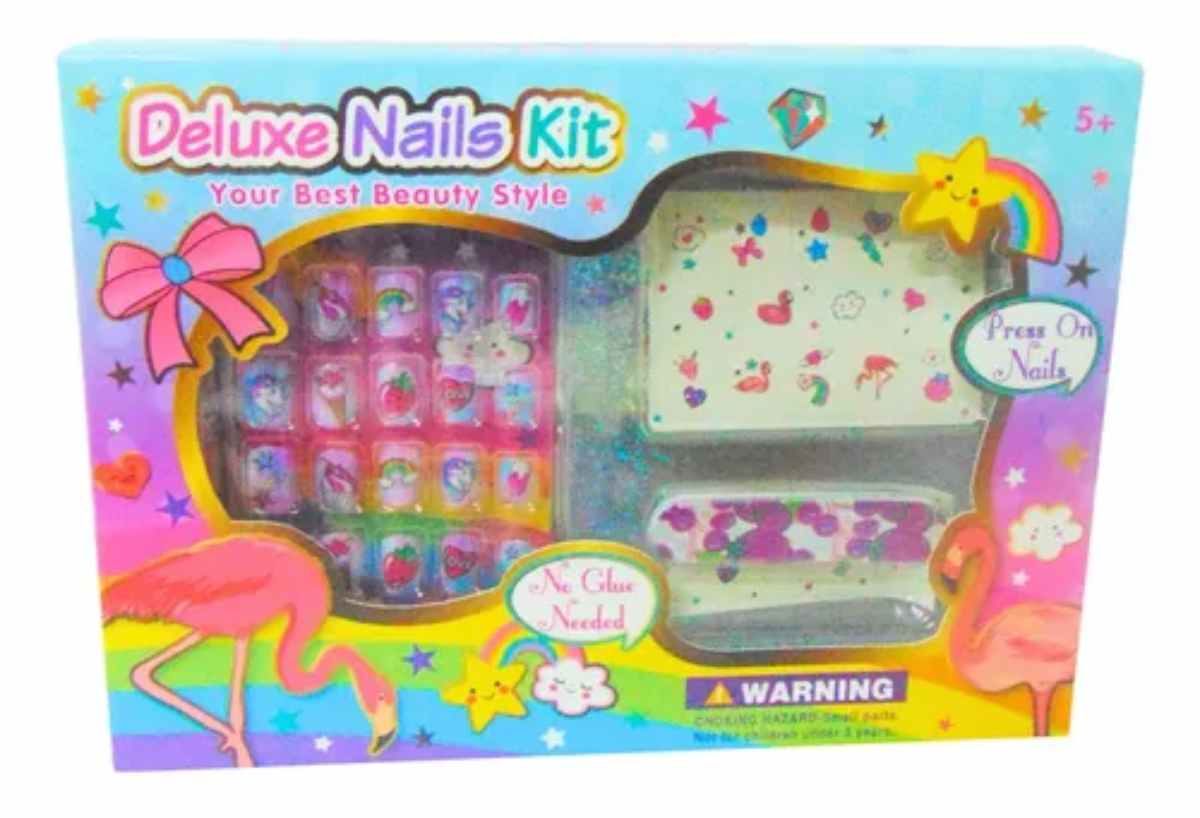 JUGUETE DELUXE NAILS KIT MEDIANO 15X22CM - 2