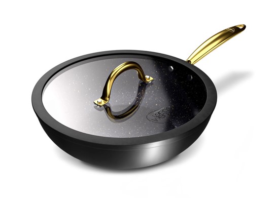 WOK CON TAPA 28 CM GOLDEN SERIES - 1